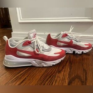 Nike Air Max 270 React White University Red Men's Shoes